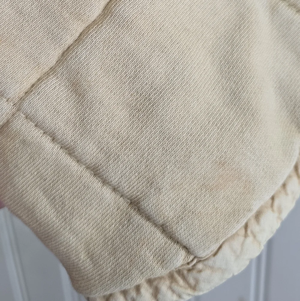 Free People Dolman Quilted Knit Jacket In Vanilla Creme XL Oversized Casual - Picture 15 of 15